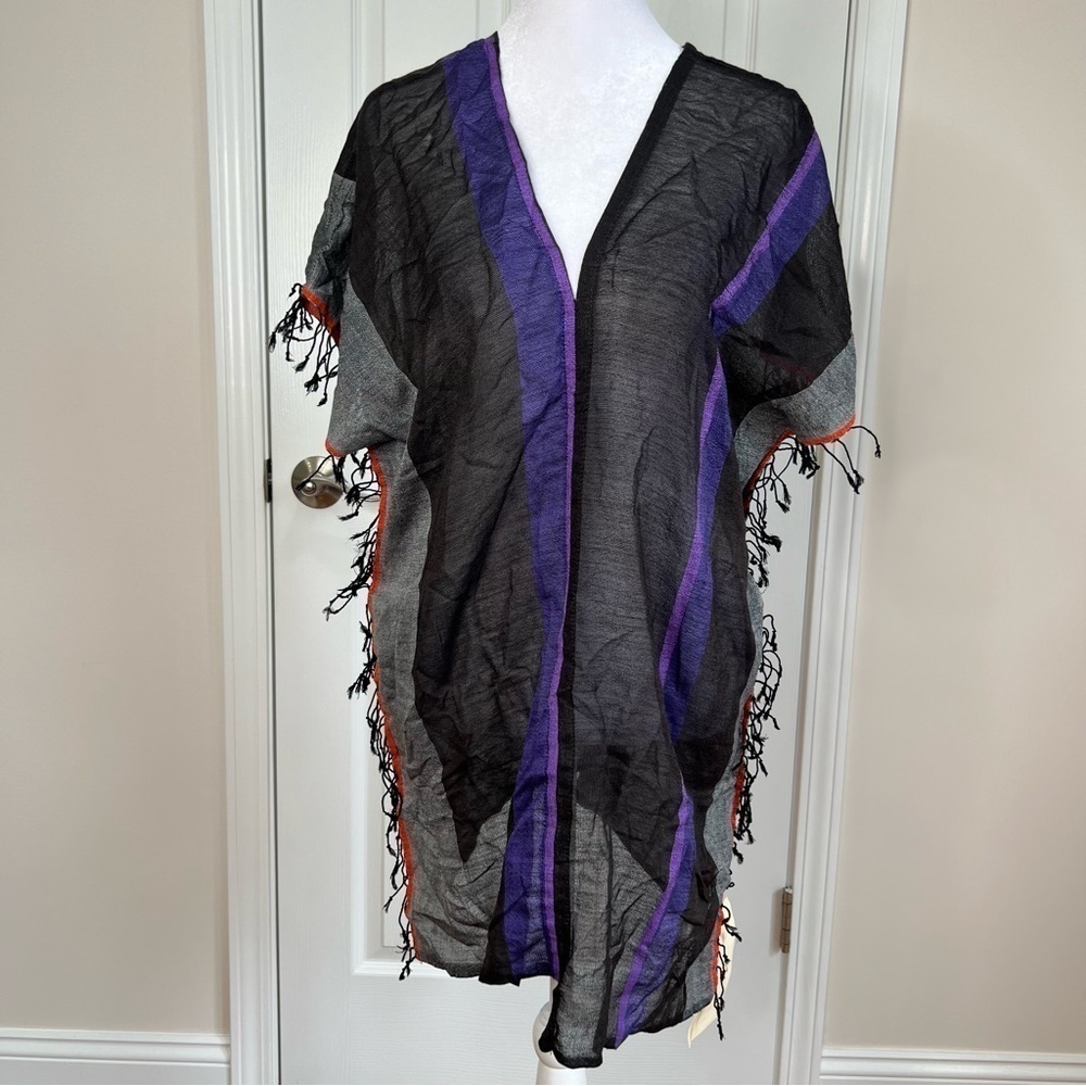 ! Lemlem Eve Split Tunic Earth Coverup